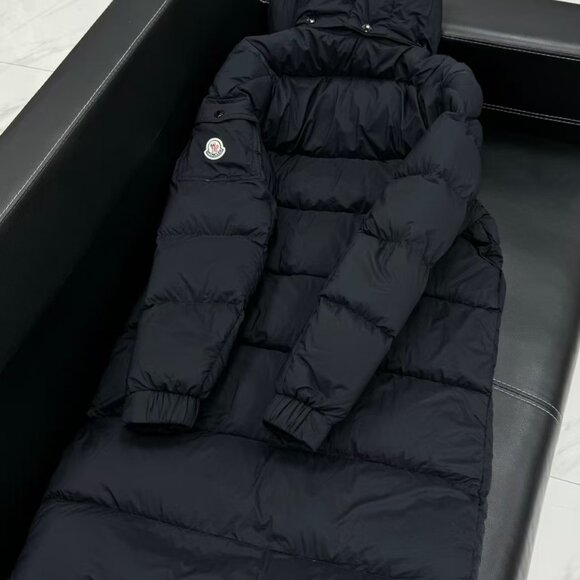 Moncler Maya Long Hooded Down Jacket, Black, Brand New - Picture 4 of 11